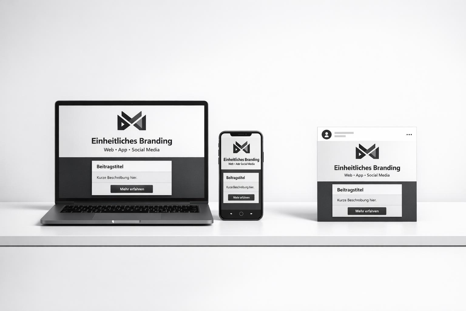 Einheitliches Branding für Web, App und Social Media